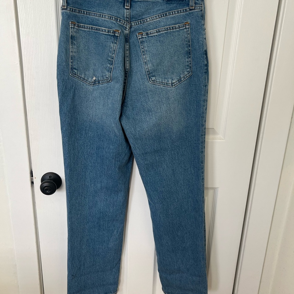 Abercrombie & Fitch Ultra High Rise Jeans The 90’s Straight Size 10 - Picture 2 of 6